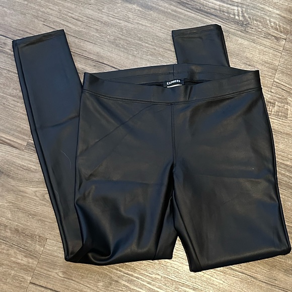 Vegan Leather Leggings - Picture 5 of 5